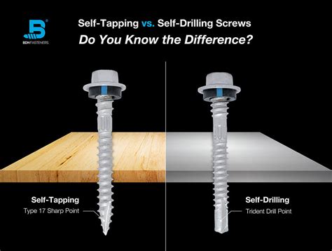 drive a selftaping screw into electrical box|self tapping screws instructions.